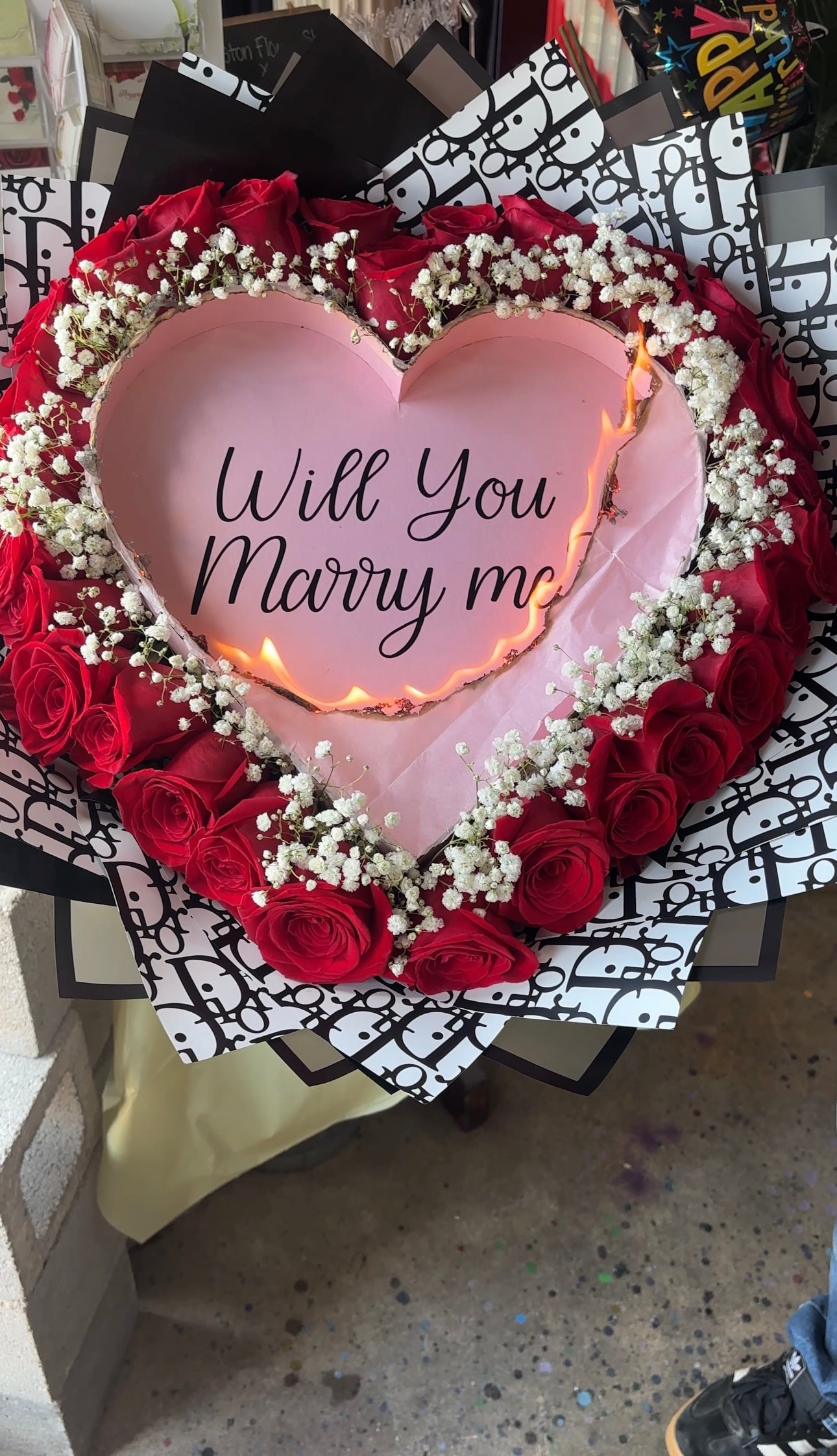 Large Burning bouquet ❤️‍🔥