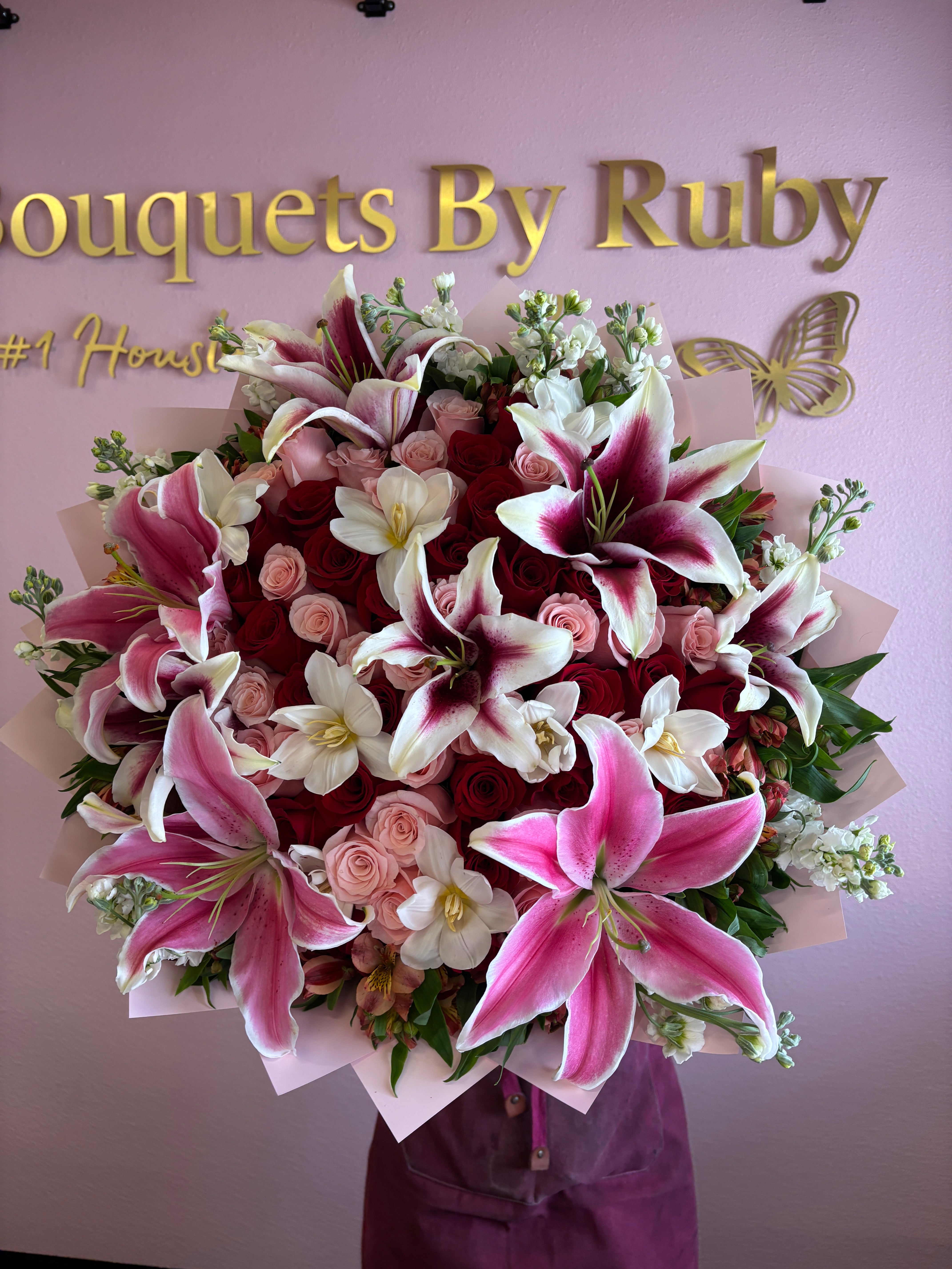 Lily bouquets
