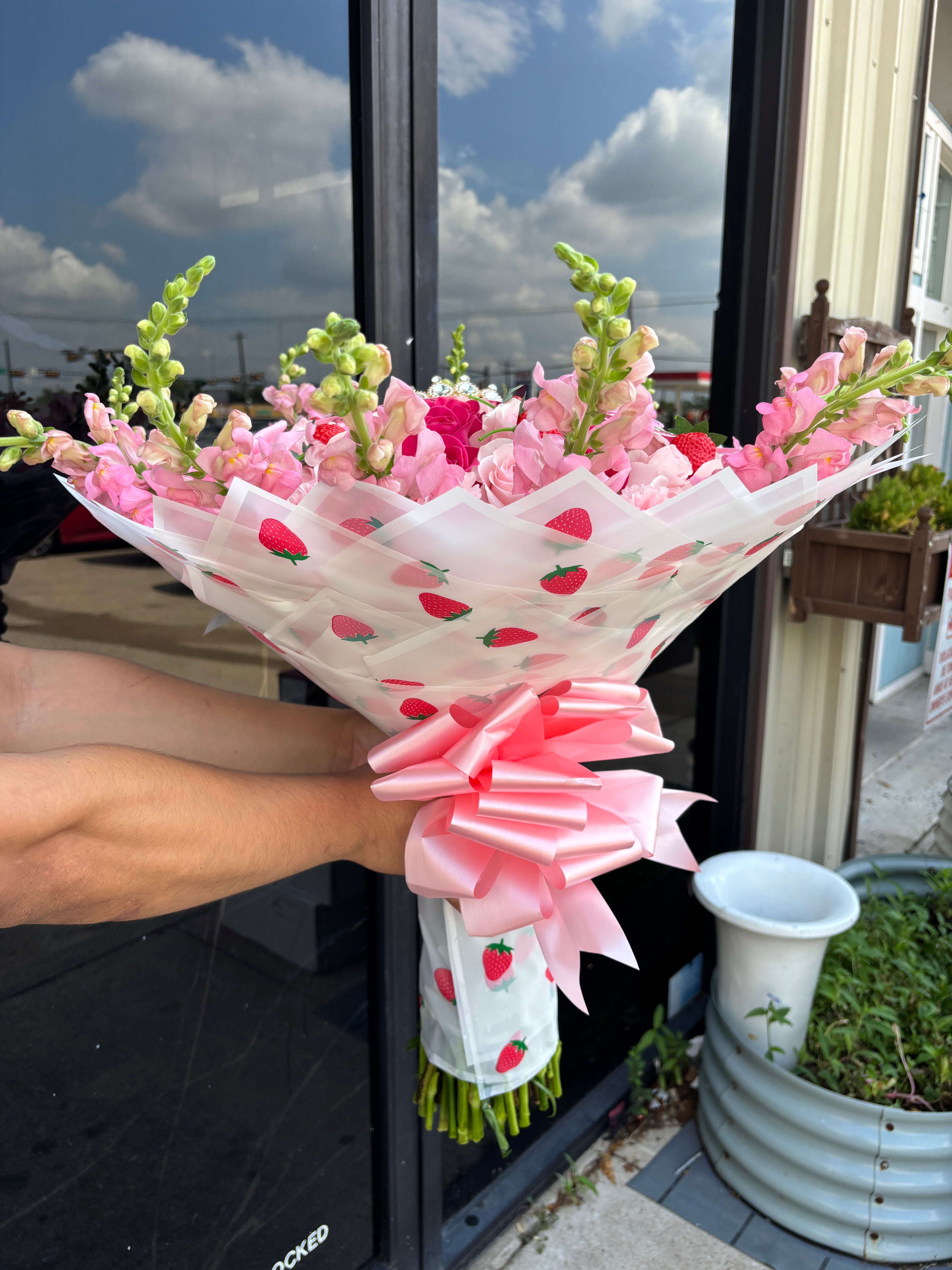 50 Rose Mi Fresa bouquet 🍓