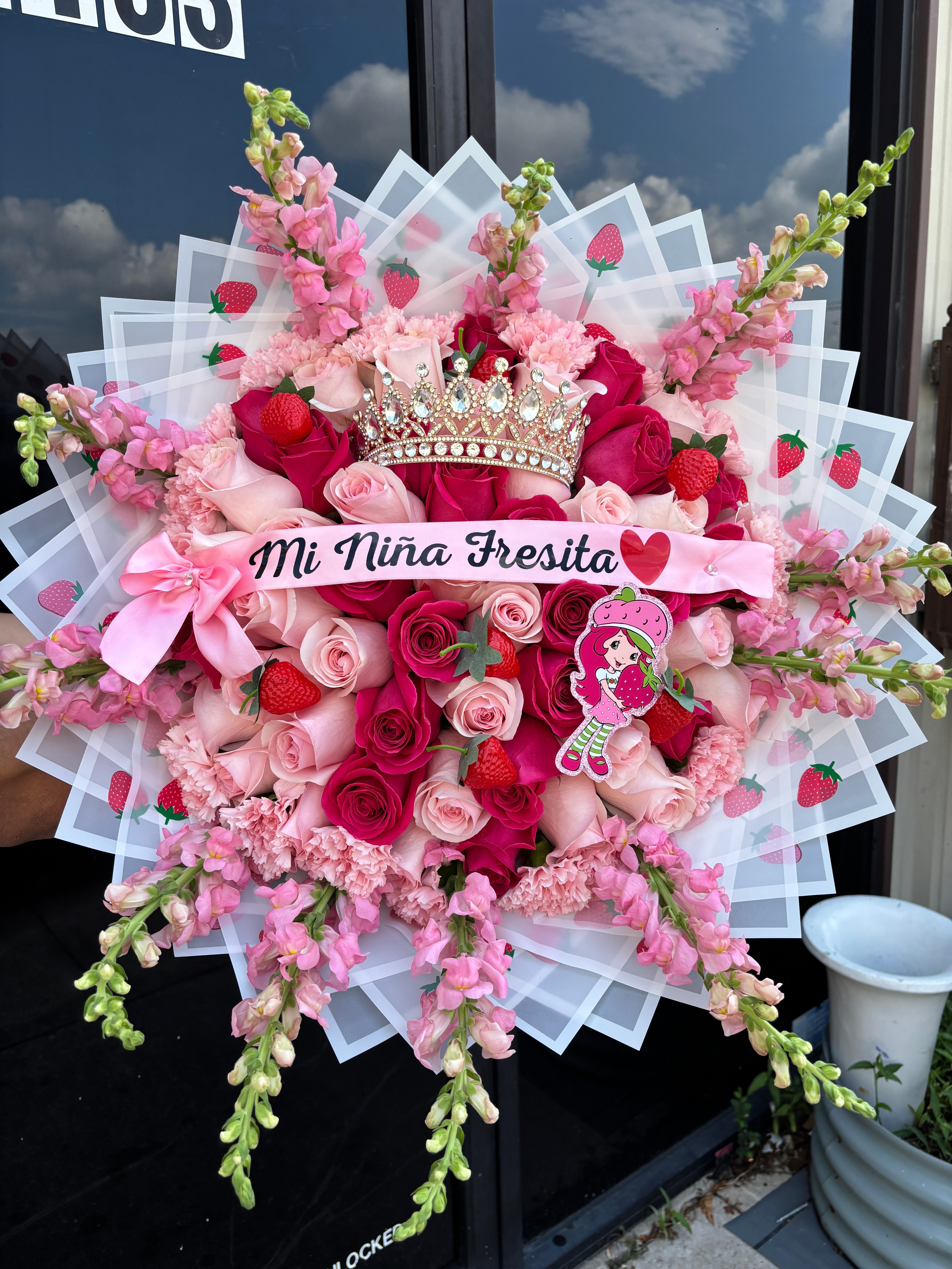 50 Rose Mi Fresa bouquet 🍓