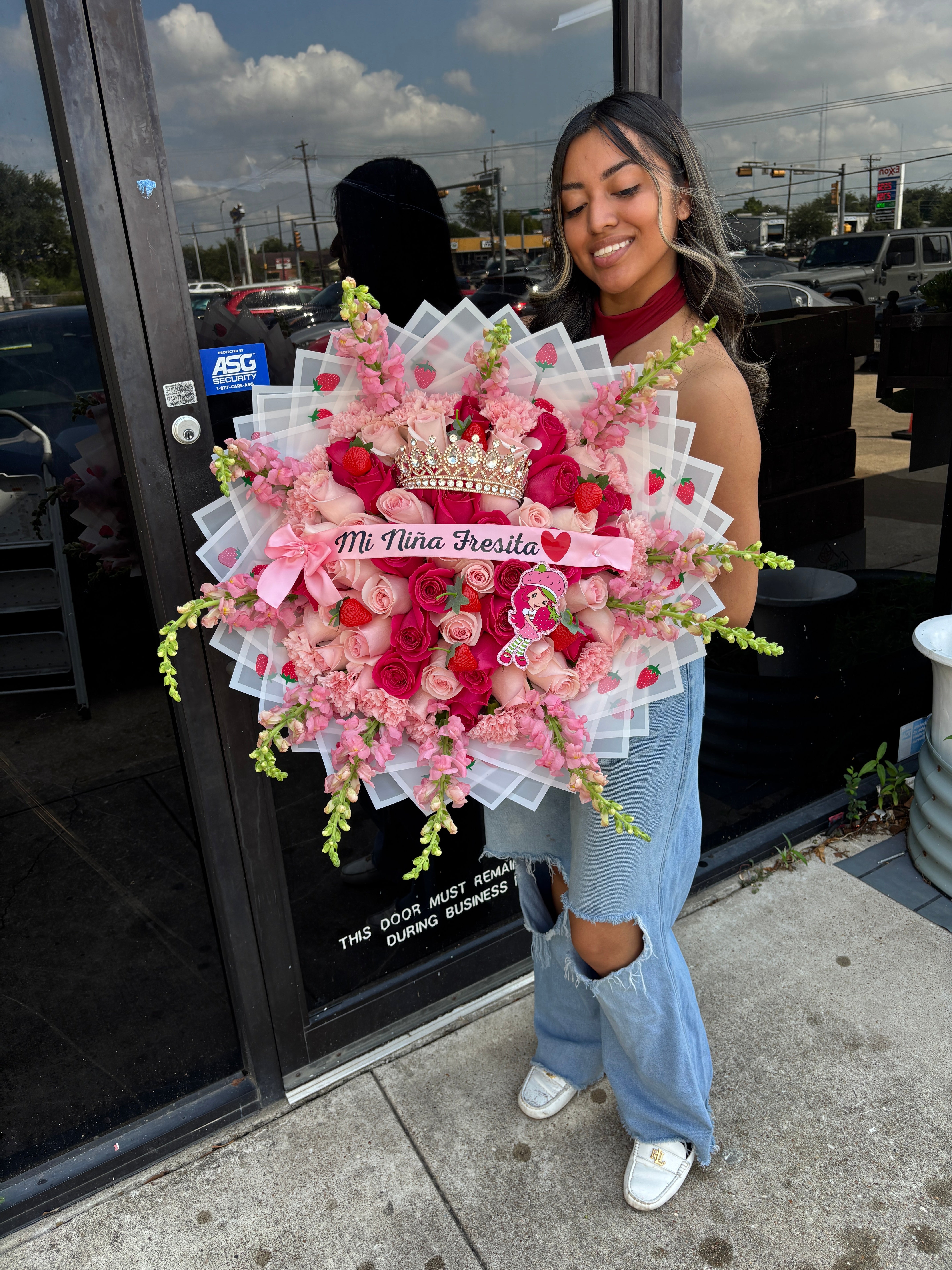 50 Rose Mi Fresa bouquet 🍓