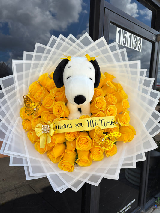 Yellow flowers for my snoopy girl💛