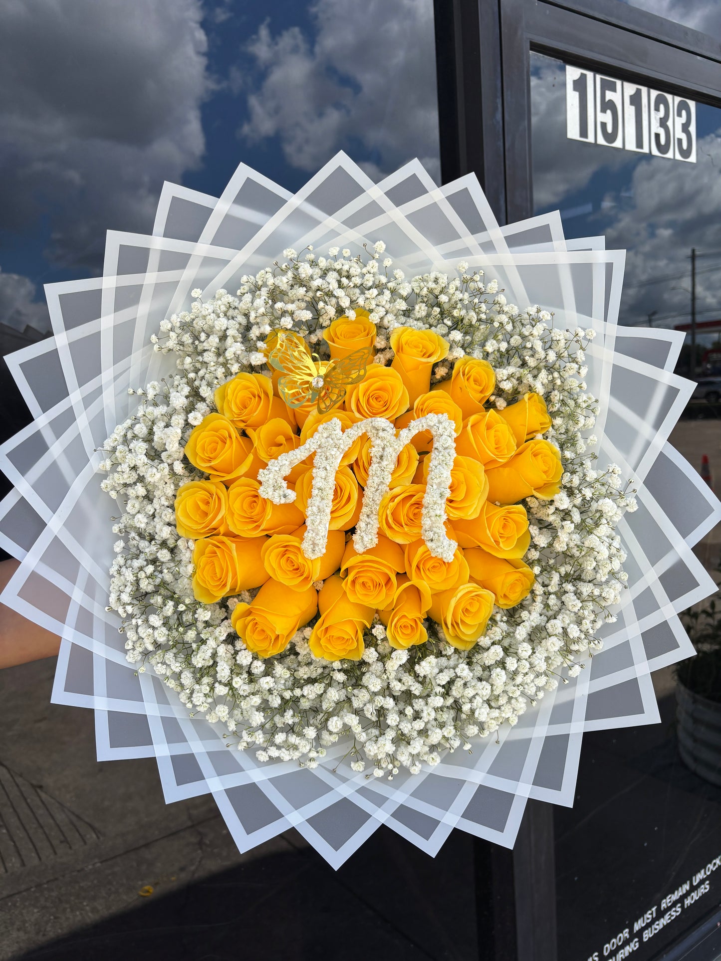 Yellow 24 ct With My Loves initial 💛