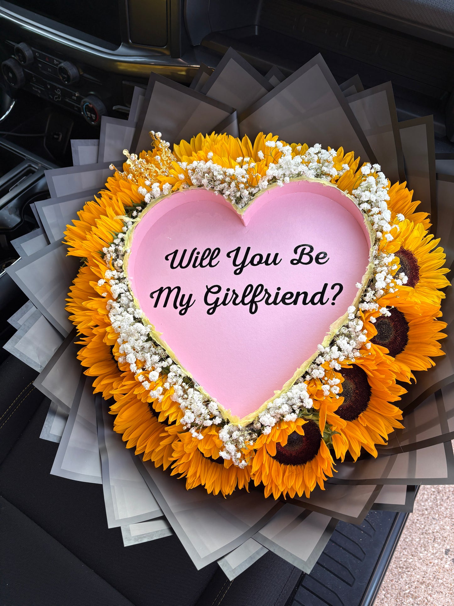 Sunflower Burning heart💛🌻* reveals message