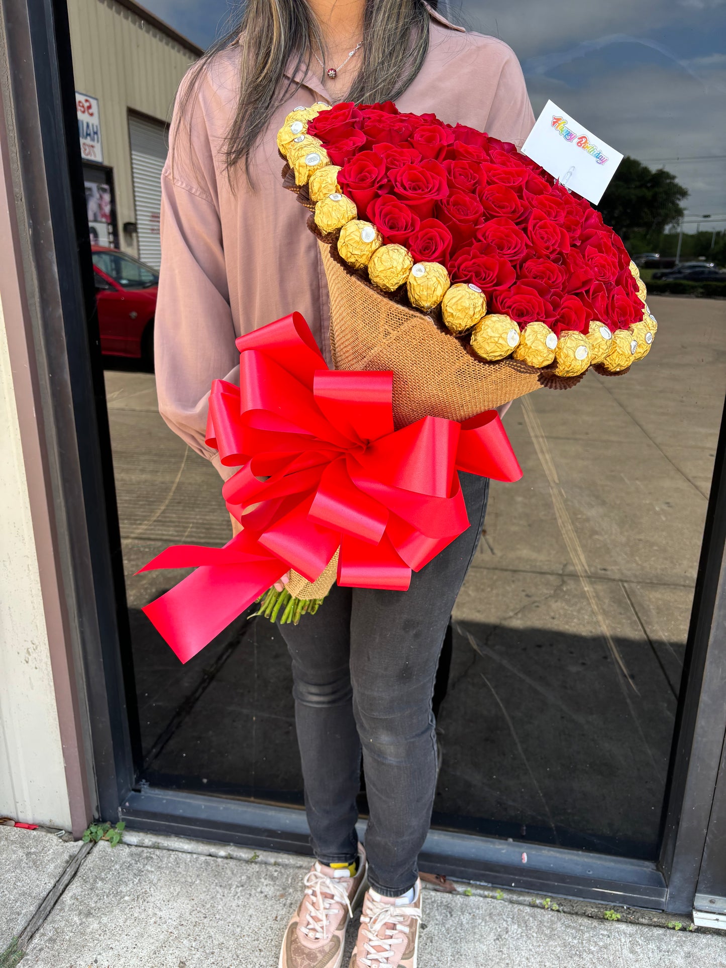 50 Rose Ferrero Chocolate Rim ❤️