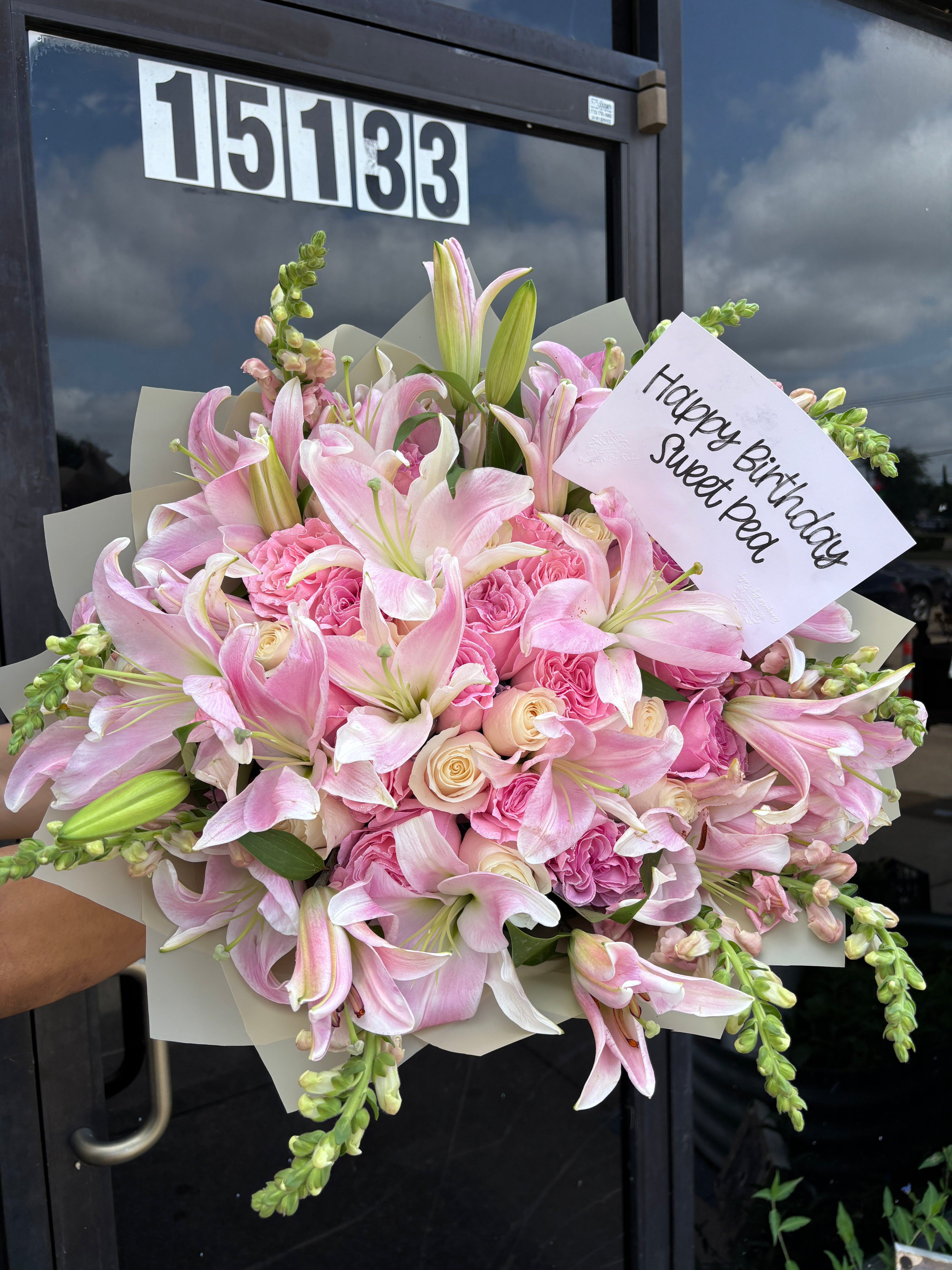 Lily bouquets
