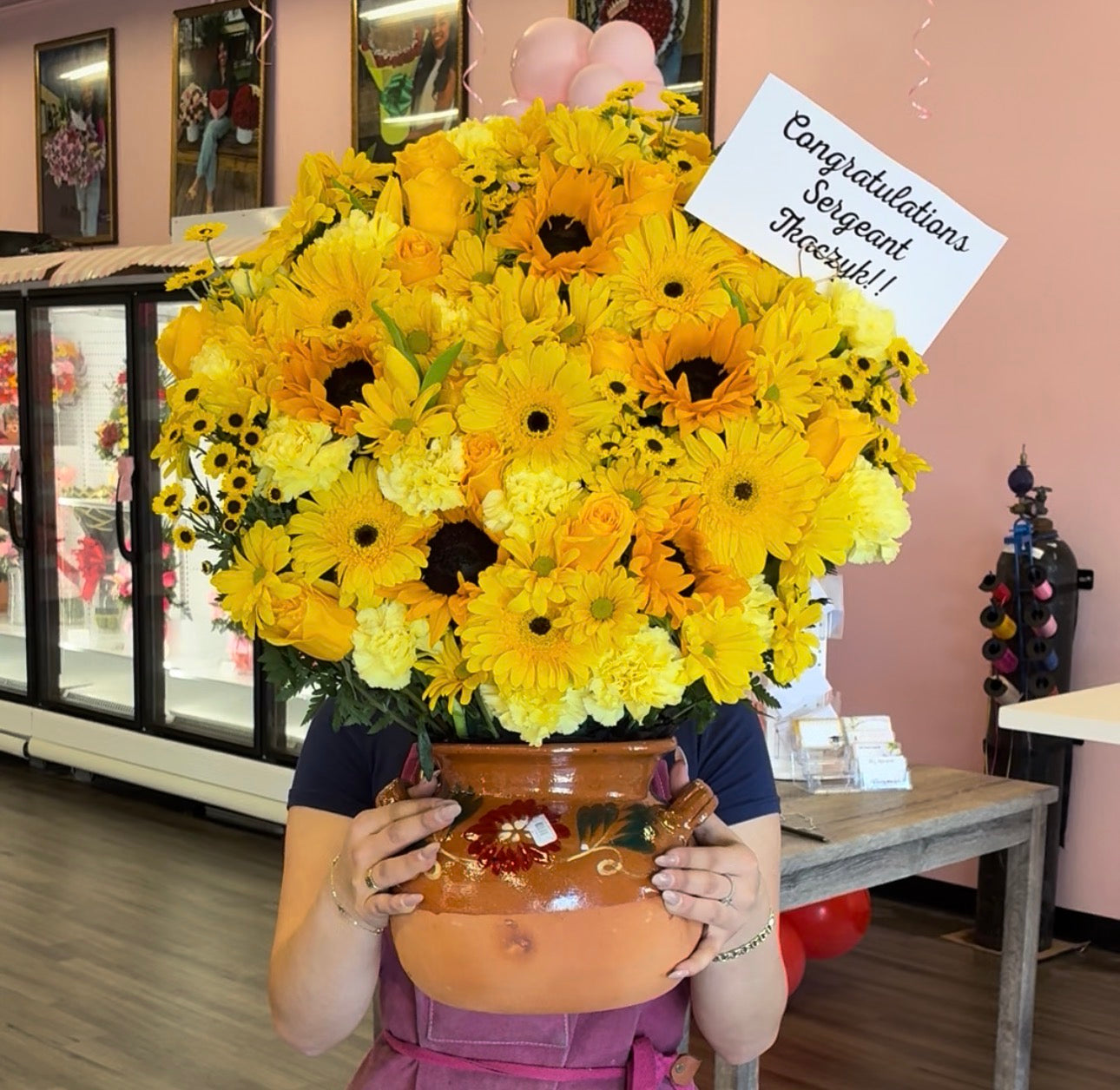 Medium Yellow Ollita freestyle flowers 🌻