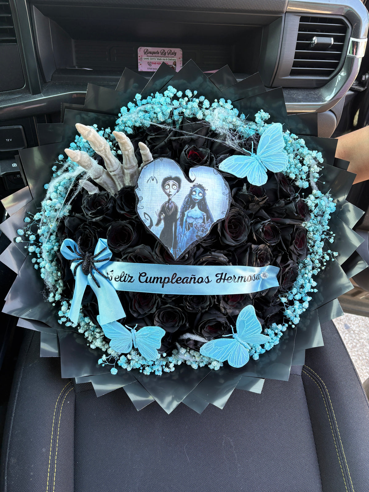 50 black roses corpse bride 🦋💍💙