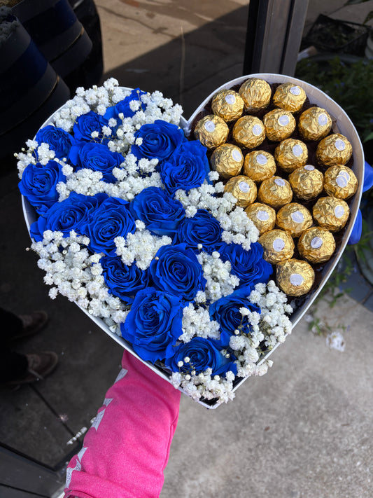Large Heart box Deluxe for dad💙