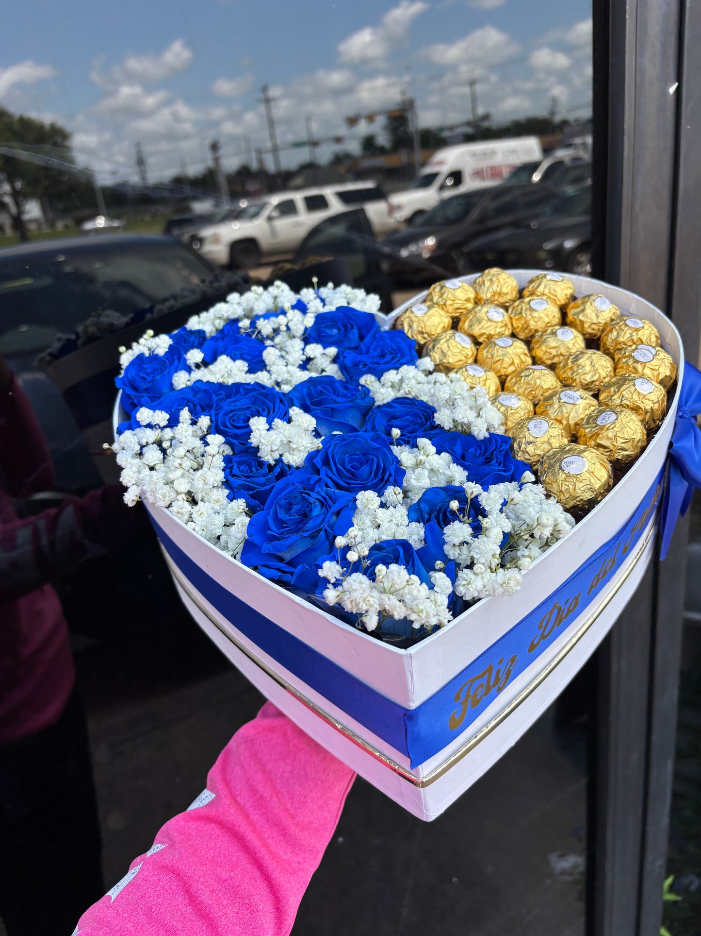 Large Heart box Deluxe for dad💙