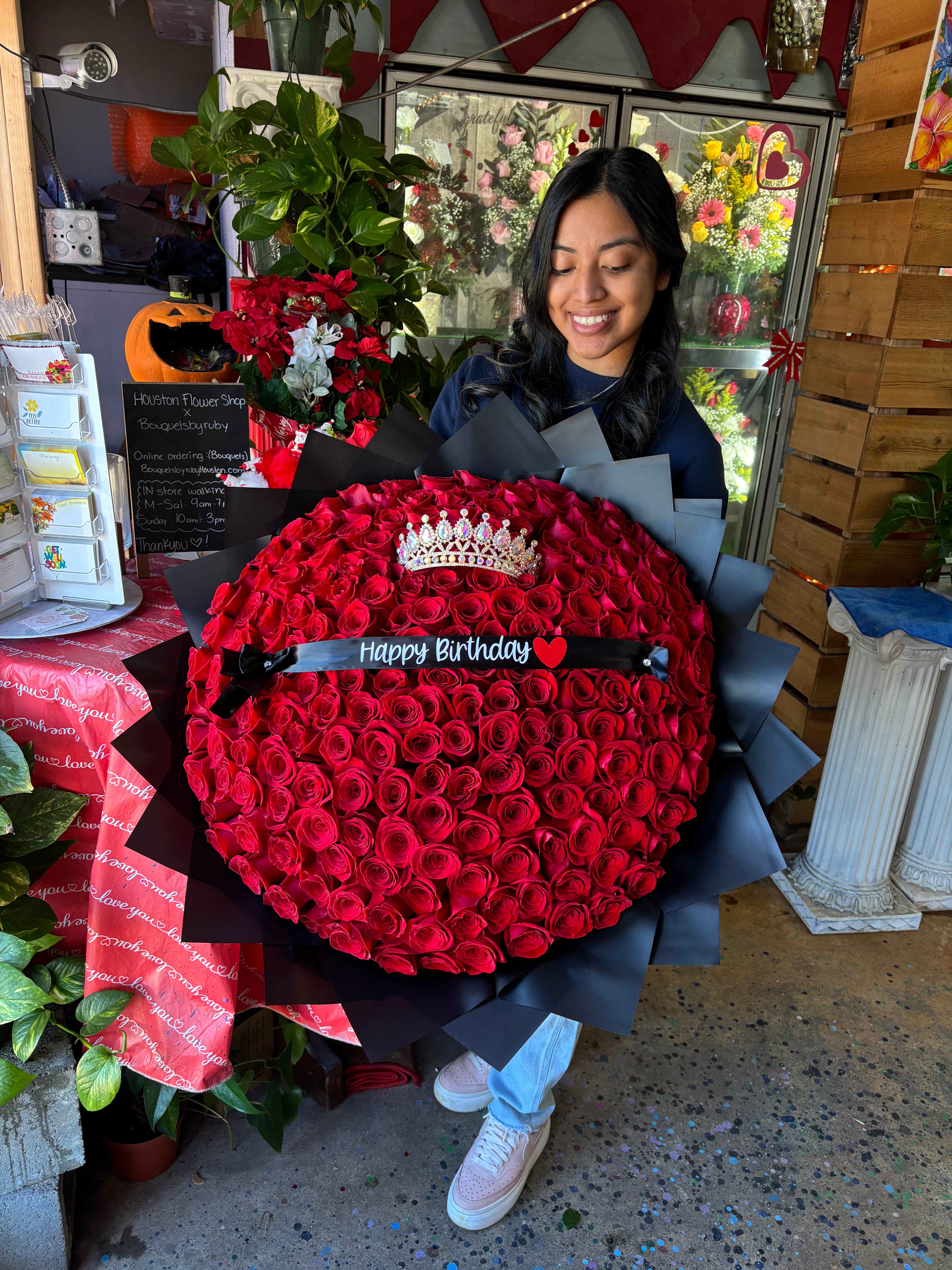 200 Roses Ramo Buchon❤️560 TOTAL