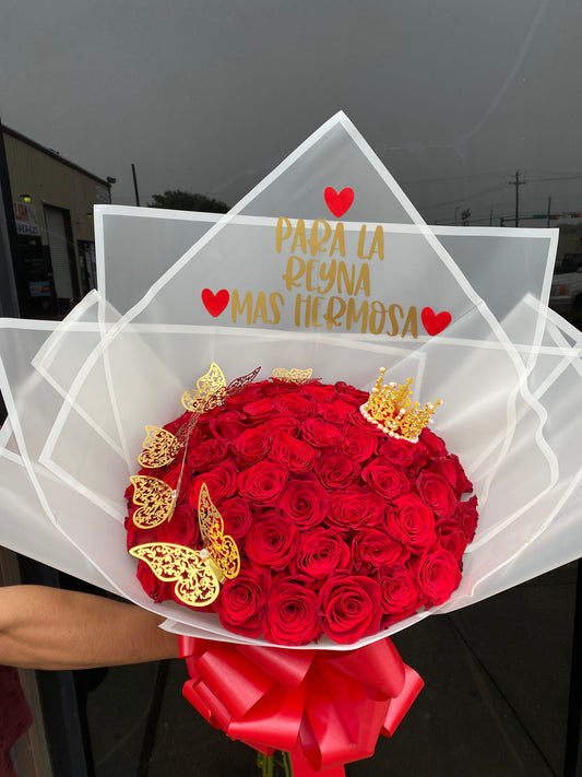The Best Ramo BUCHONES ! (100 roses +) – bouquetsbyrubyhtx