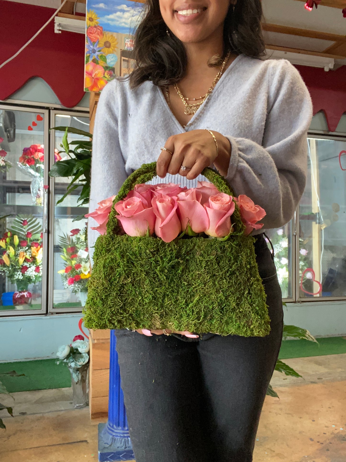 Floral hand purse 💞