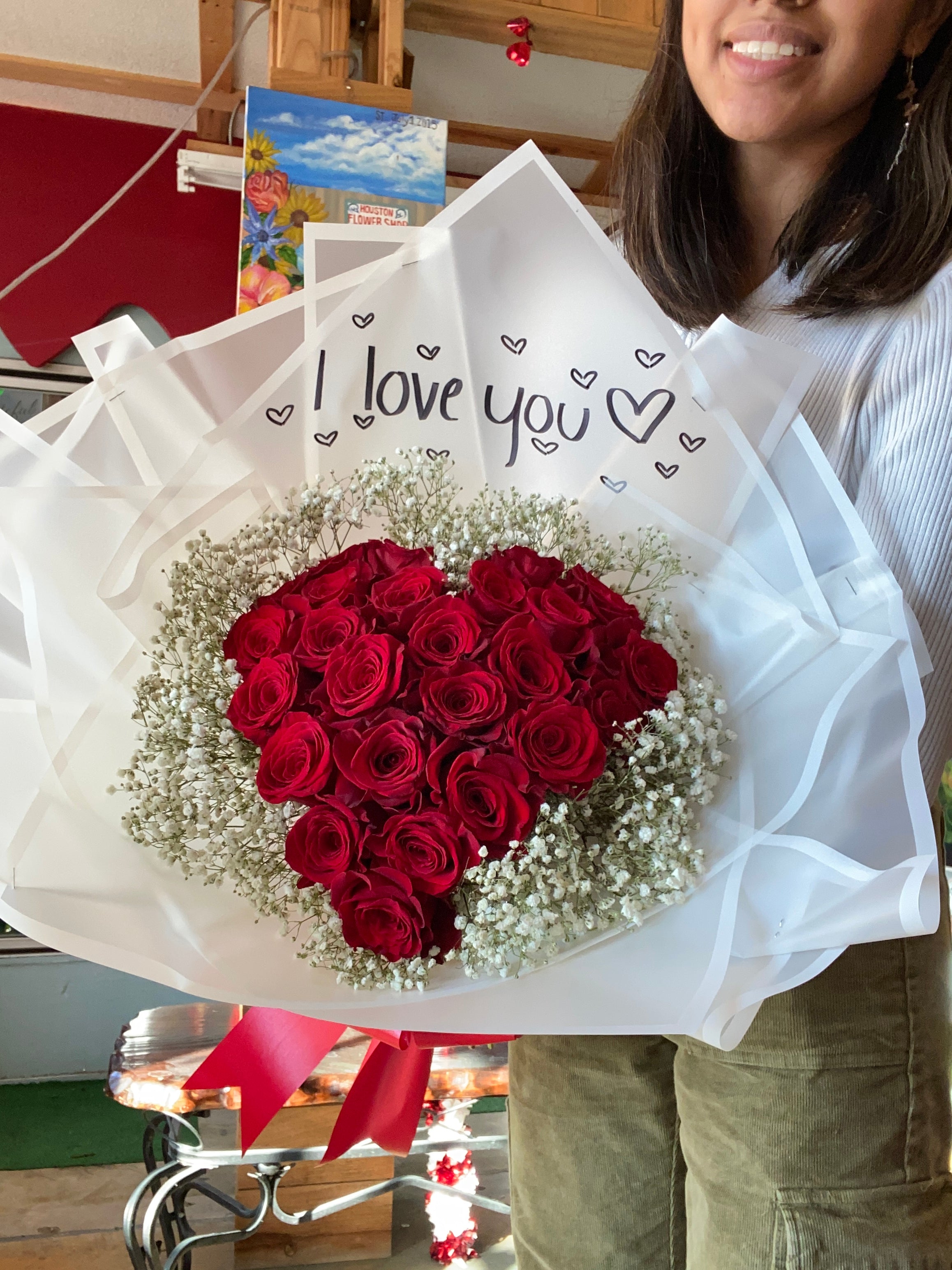 CHAH CHAH 24SS FLOWER LOVE TEE ピンク L zZim4-m97833250980 